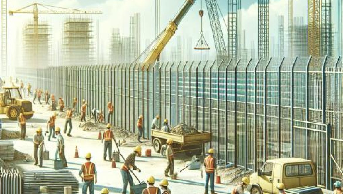 גדר ניידת לאתרי בניה