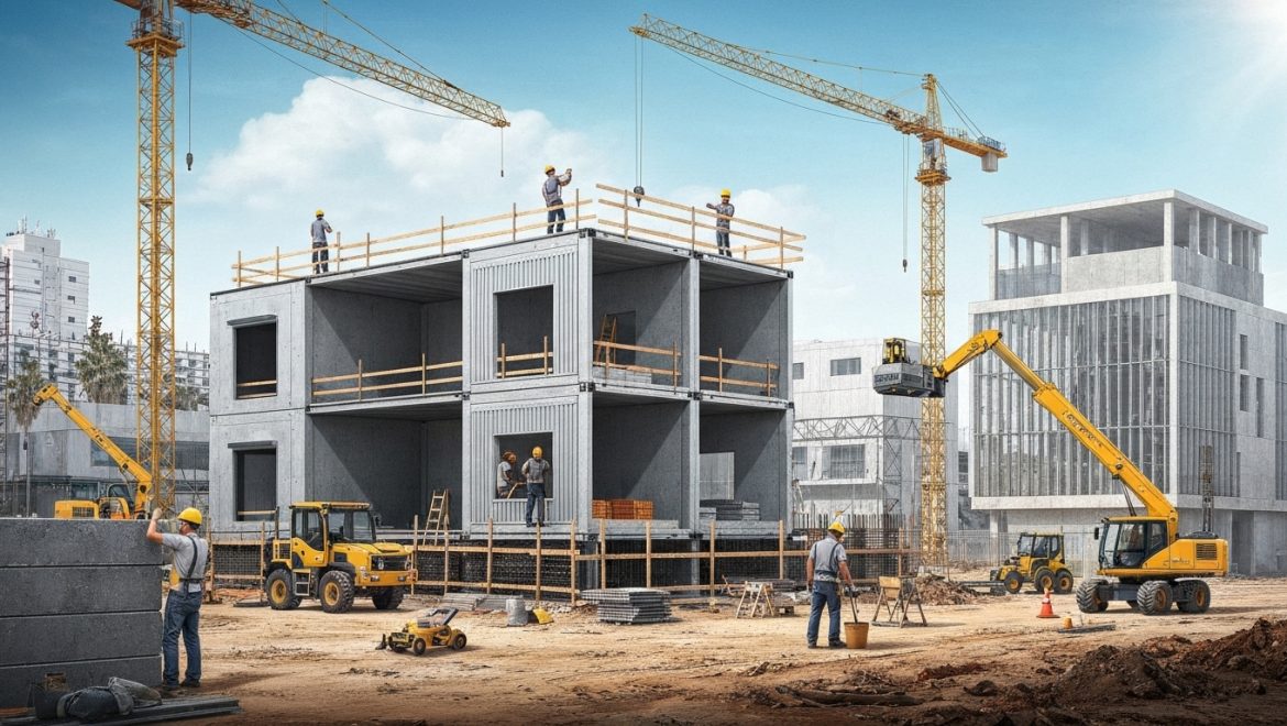 בנייה מתקדמת ב-2025: המהפכה הטכנולוגית שמשנה את פני הבנייה בישראל